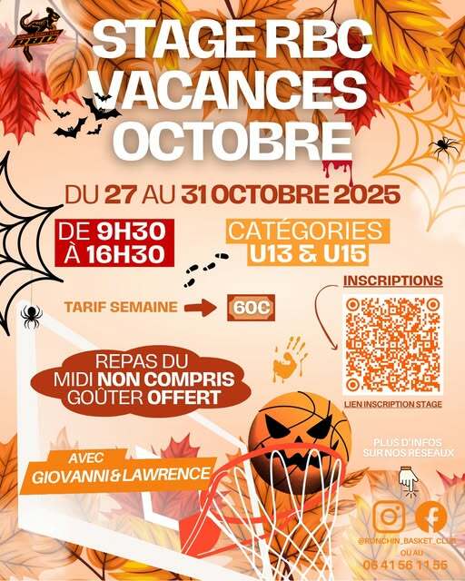 AFFICHE STAGE TOUSSAINT