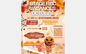 AFFICHE STAGE TOUSSAINT